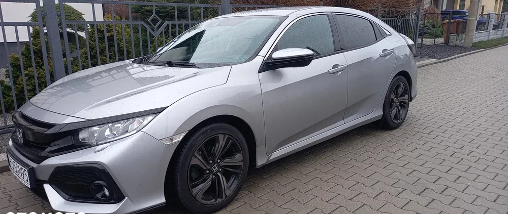 śląskie Honda Civic cena 64990 przebieg: 44400, rok produkcji 2018 z Gliwice